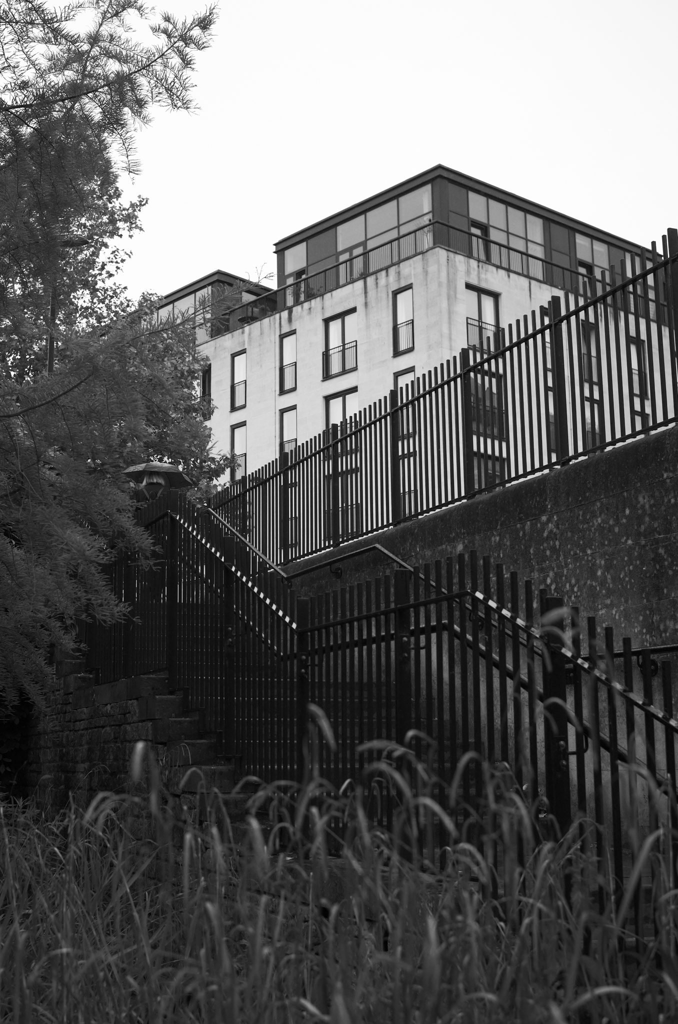 A photo of a building taken on a Leica M11-D rangefinder camera