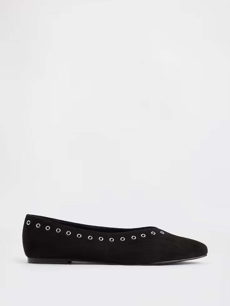 Gap, Vegan Suede Ballet Flats