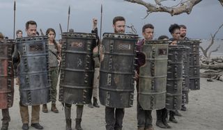 walking dead army on the beach season 10 premiere