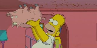 The Simpsons Movie Spider-Pig