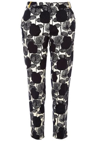 River Island Black And White Floral Cigarette Pants, £38