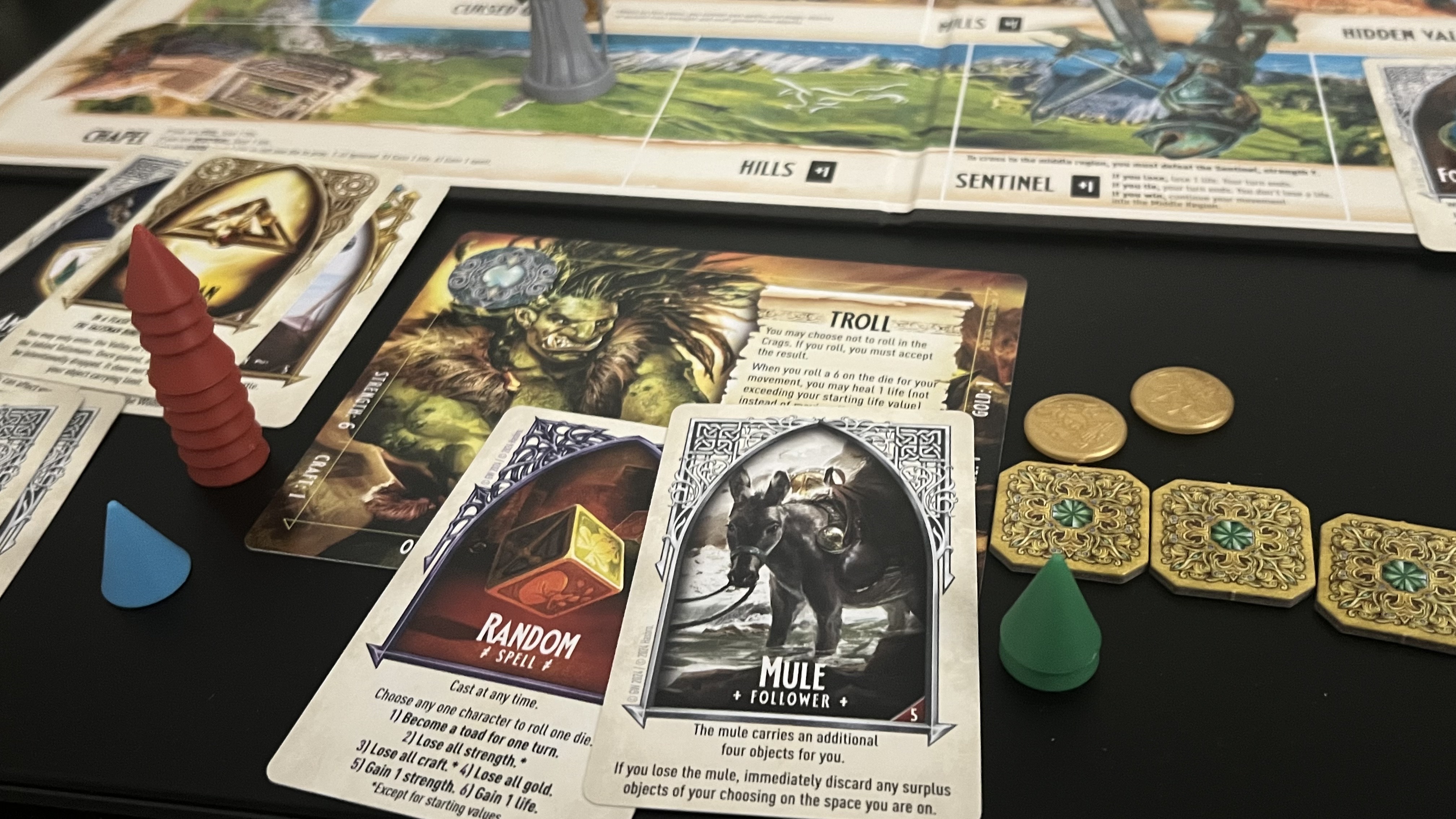 Talisman 5th Edition game components