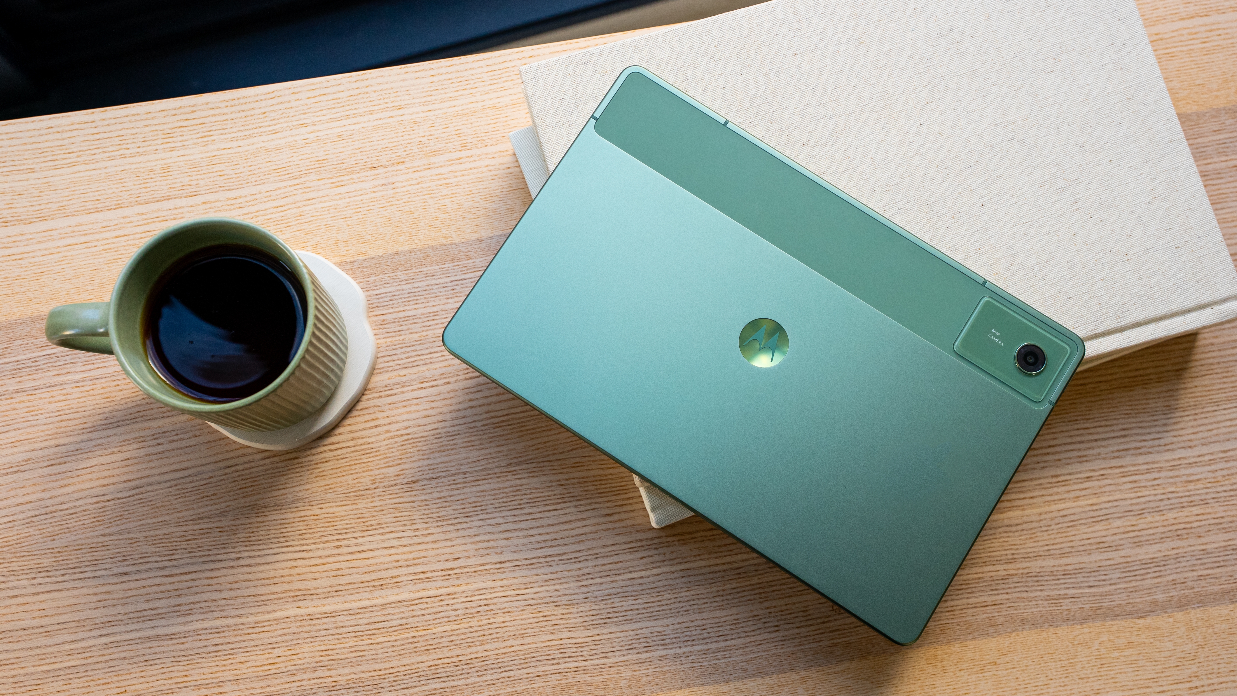 The Moto Pad 2026 on a table