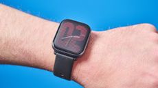 The Amazfit Active on the wrist