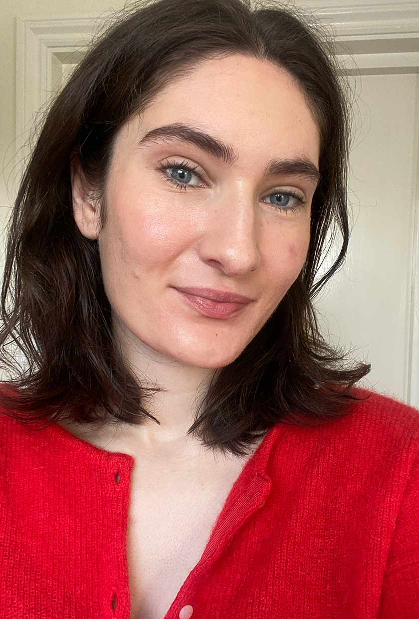 Natalie wearing Beauty Pie Wrap Star Mascara