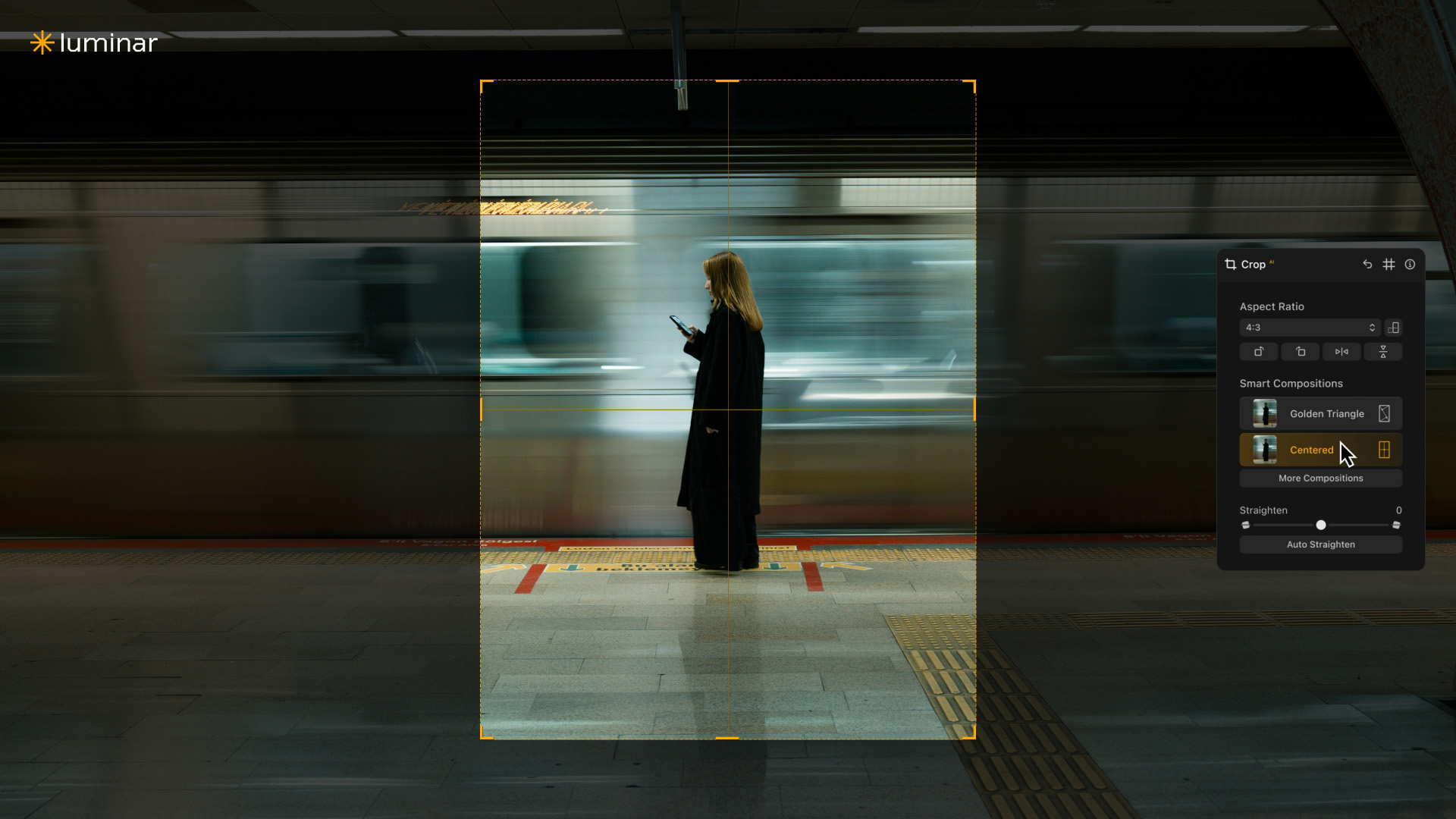 Luminar screenshot showing the 2026 Fall Update