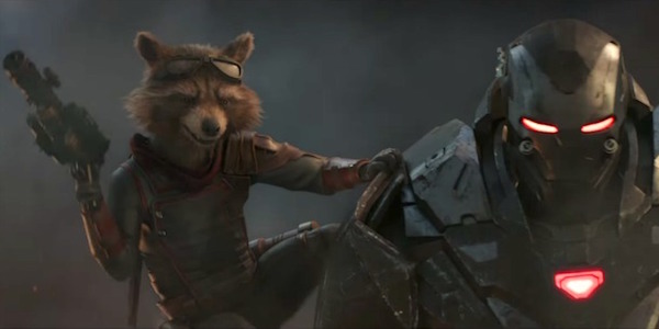 Rocket and War Machine in the Endgame trailer