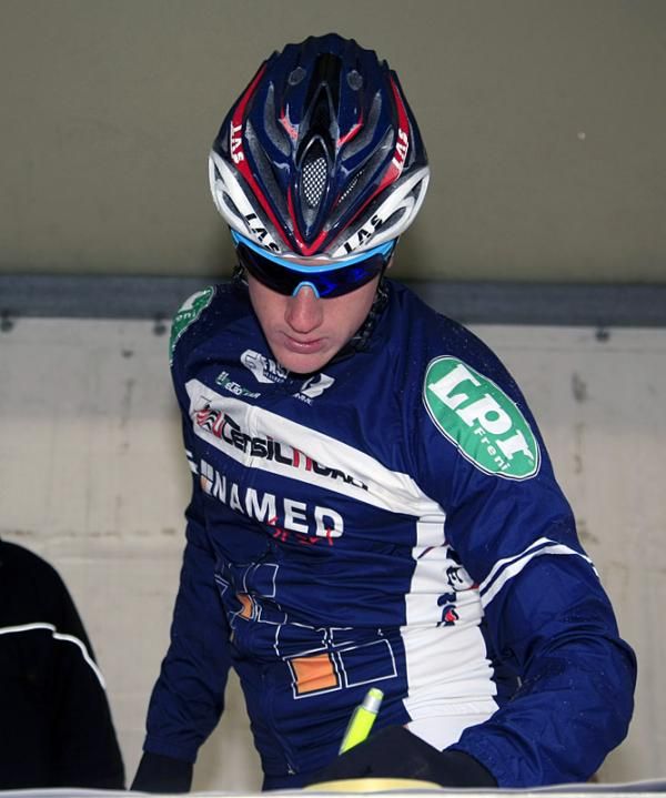 Filippo Baggio (Utensilnord Named) on the sign-in stage.
