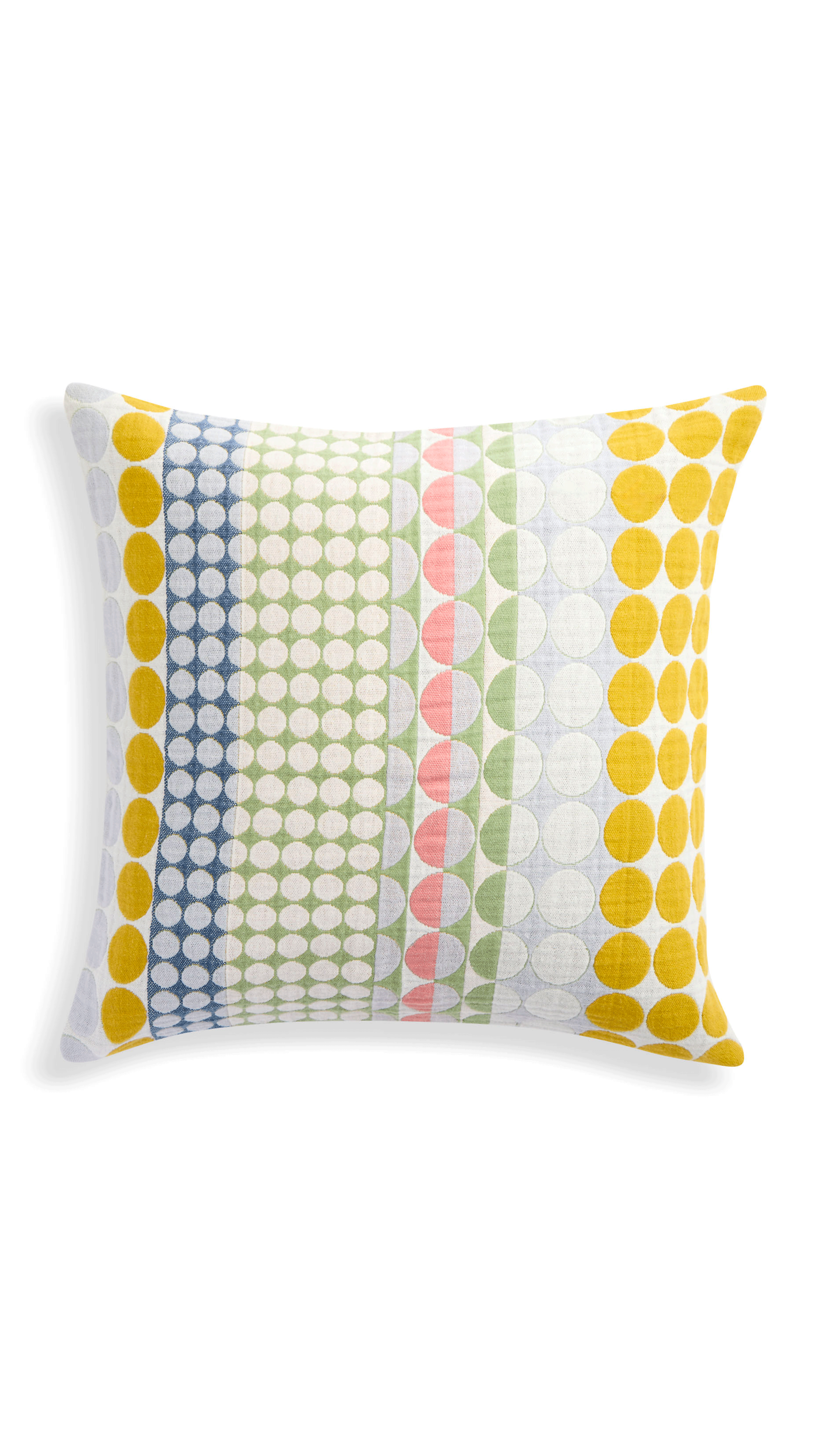 Margo Selby Leslie Spot Jacquard Cushion - 43x43cm