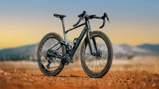 A Mondraker Arid with a desert backdrop