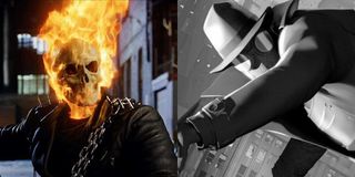 Nic Cage ghost rider spider-noir