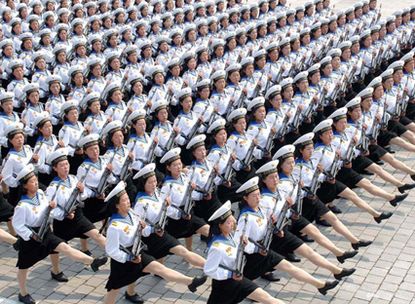 North Korea military parade