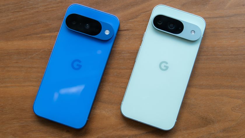 Pixel 10 next to the Pixel 9