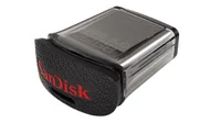 SanDisk Ultra Fit CZ43 at an angle on a white background
