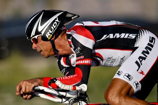 Luis Amaran (Jamis-Sutter Home) going after a good time.
