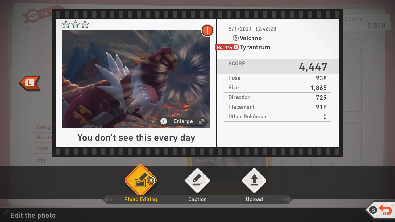 New Pokemon Snap Action Ranking