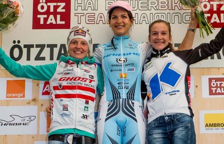 Elite women's podium in Lugano/Tesserete