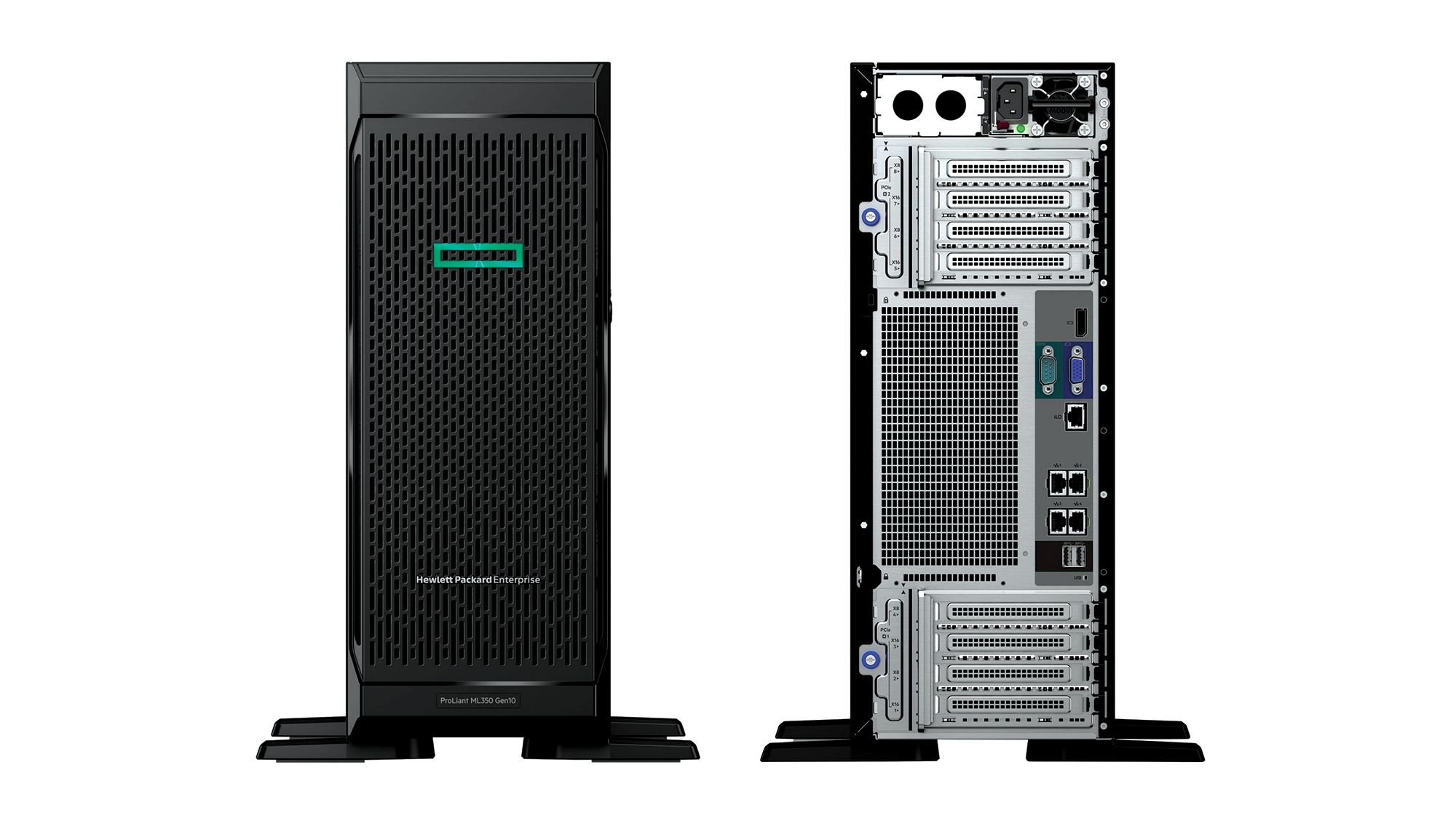 サーバー HPE ProLiant ML350 Gen10/2x Xeon/64GB 貯蔵用サーバー - HPE ProLiant ML350 Gen10 - Hewlett-Packard
