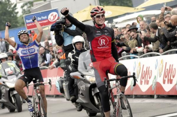 Ben Hermans (Team Radioshack) won the stage