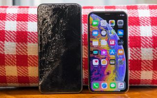 iPhone XS Max (left) and iPhone XS (right)