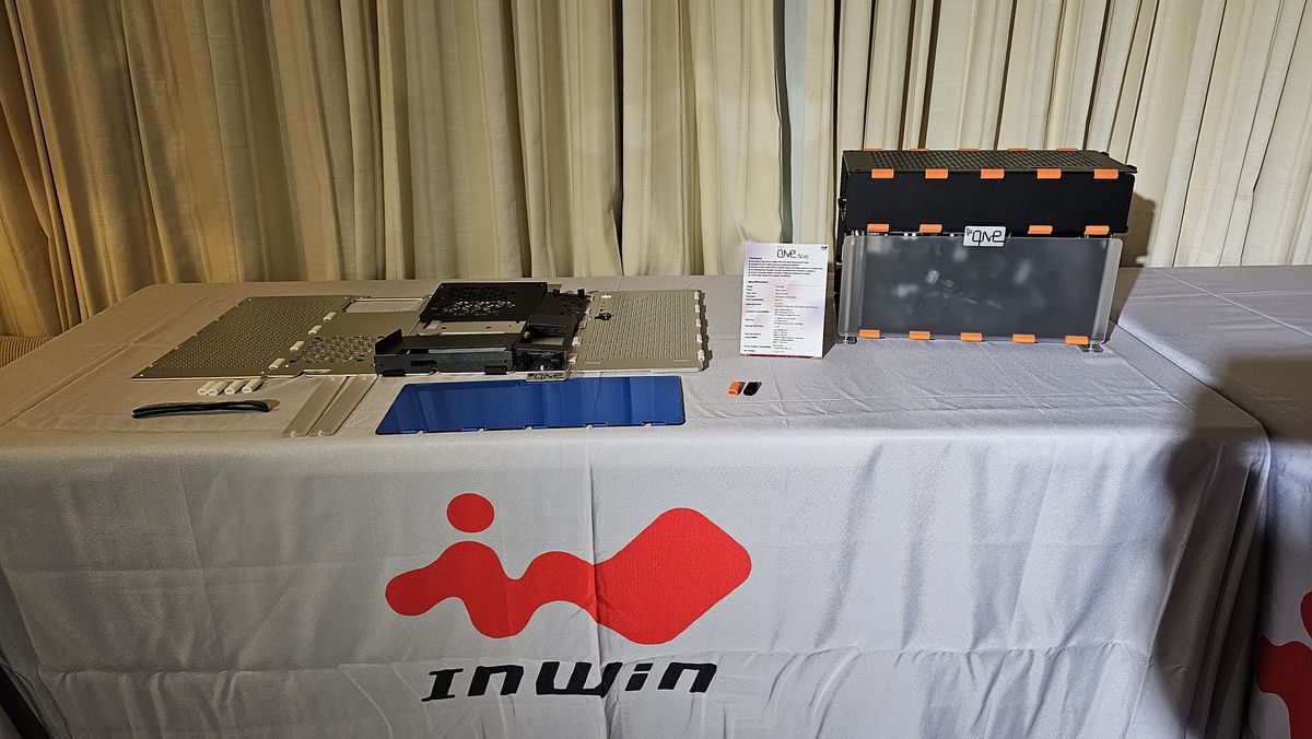InWin booth at CES 2024