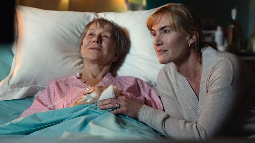 Helen Mirren and Kate Winslet are shown in Goodbye June.