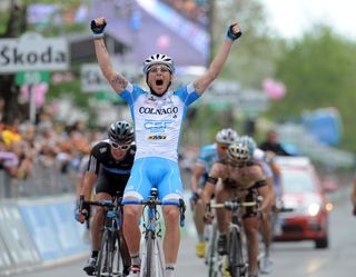 Manuel Belletti wins, Giro d'Italia 2010, stage 13