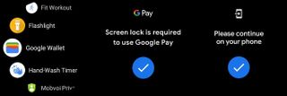 Google Wallet on Wear OS screenshot