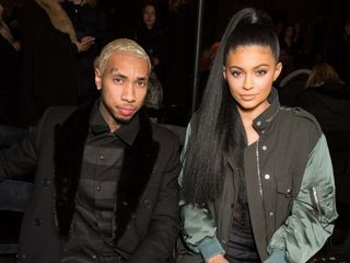 Kylie Jenner and Tyga front row fashion week