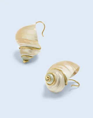 Genuine Shell Statement Earrings