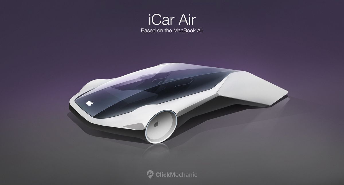 The incredibly thin MacBook Air becomes a lightweight car that can reach phenomenal speeds