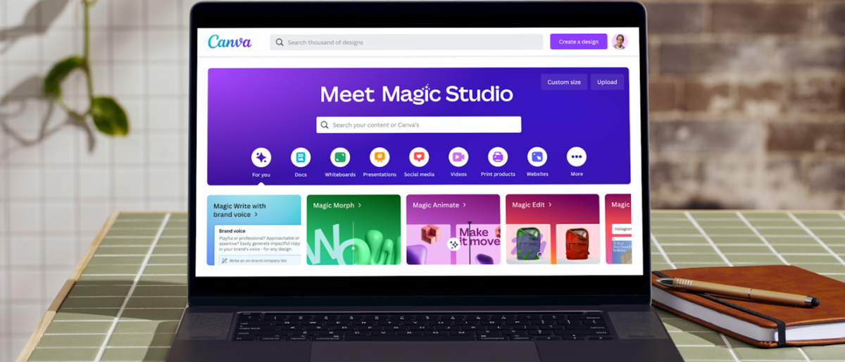 Canva&#039;s Magic Studio and AI tools