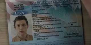 Peter Parker's passport