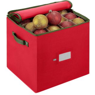 ZOBER Christmas Ornament Storage Box