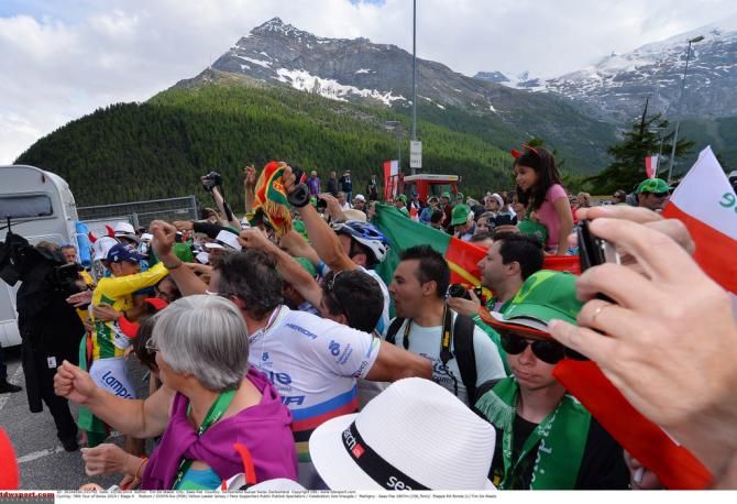 There was plenty of Portuguese support for Rui Costa