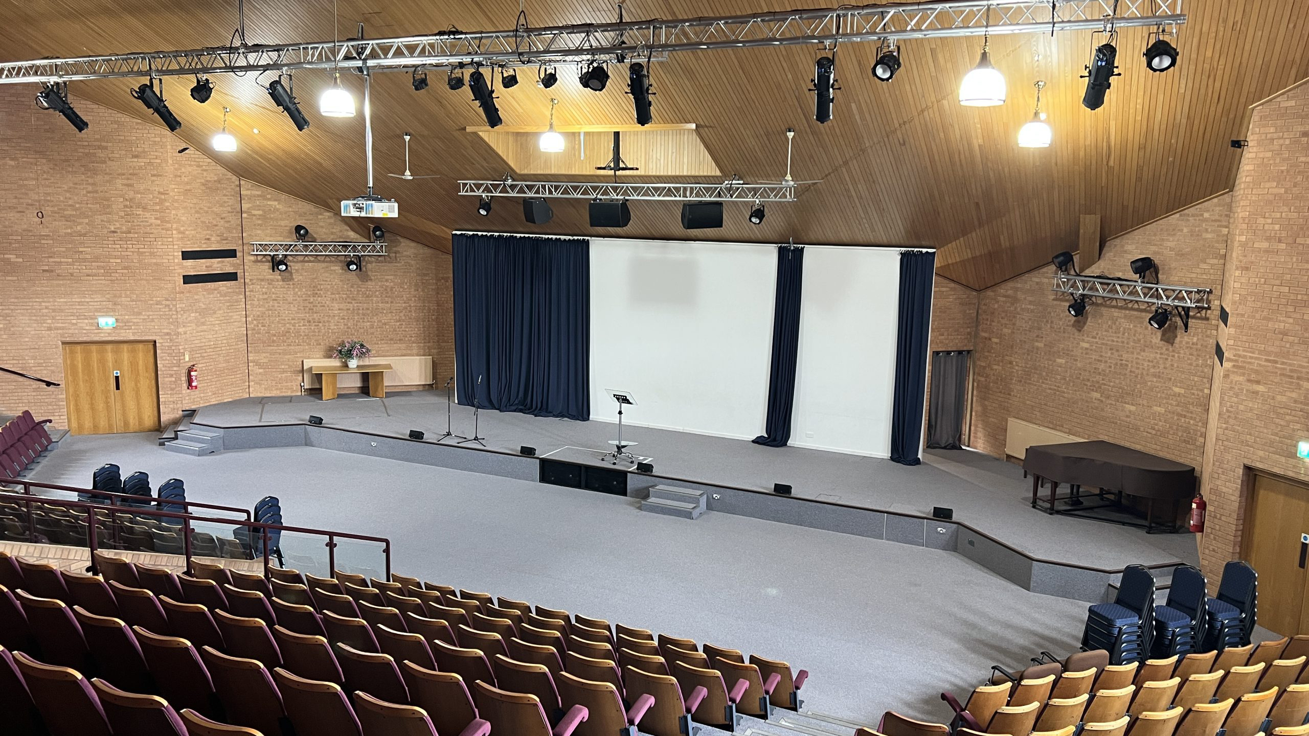 The lecture theater at University of Birmingham. 
