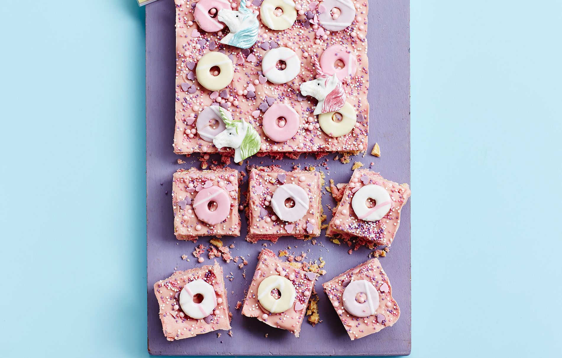 Pink cake bar recipe