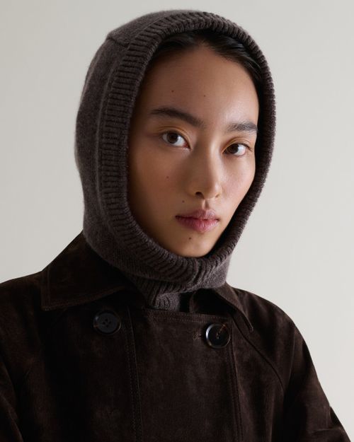 Cashmere Merino Knitted Hood 