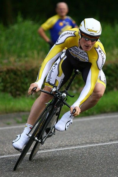 Gentle giant: Andr&egrave; Greipel (Team Columbia - High Road) was 25th on the opening stage.