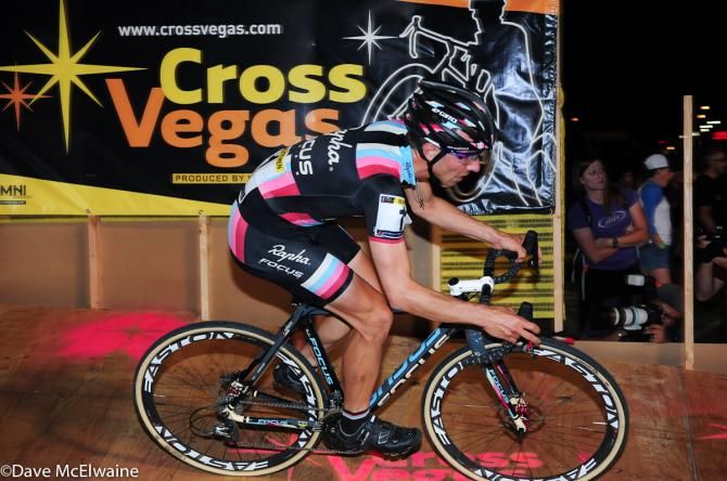Jeremy Powers (Rapha-Focus) trying to hunt down Nys and Trebon