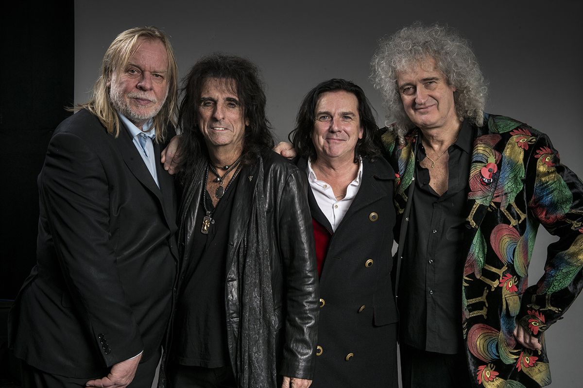 Rick Wakeman, Alice Cooper, Steve Hogarth and Brian May