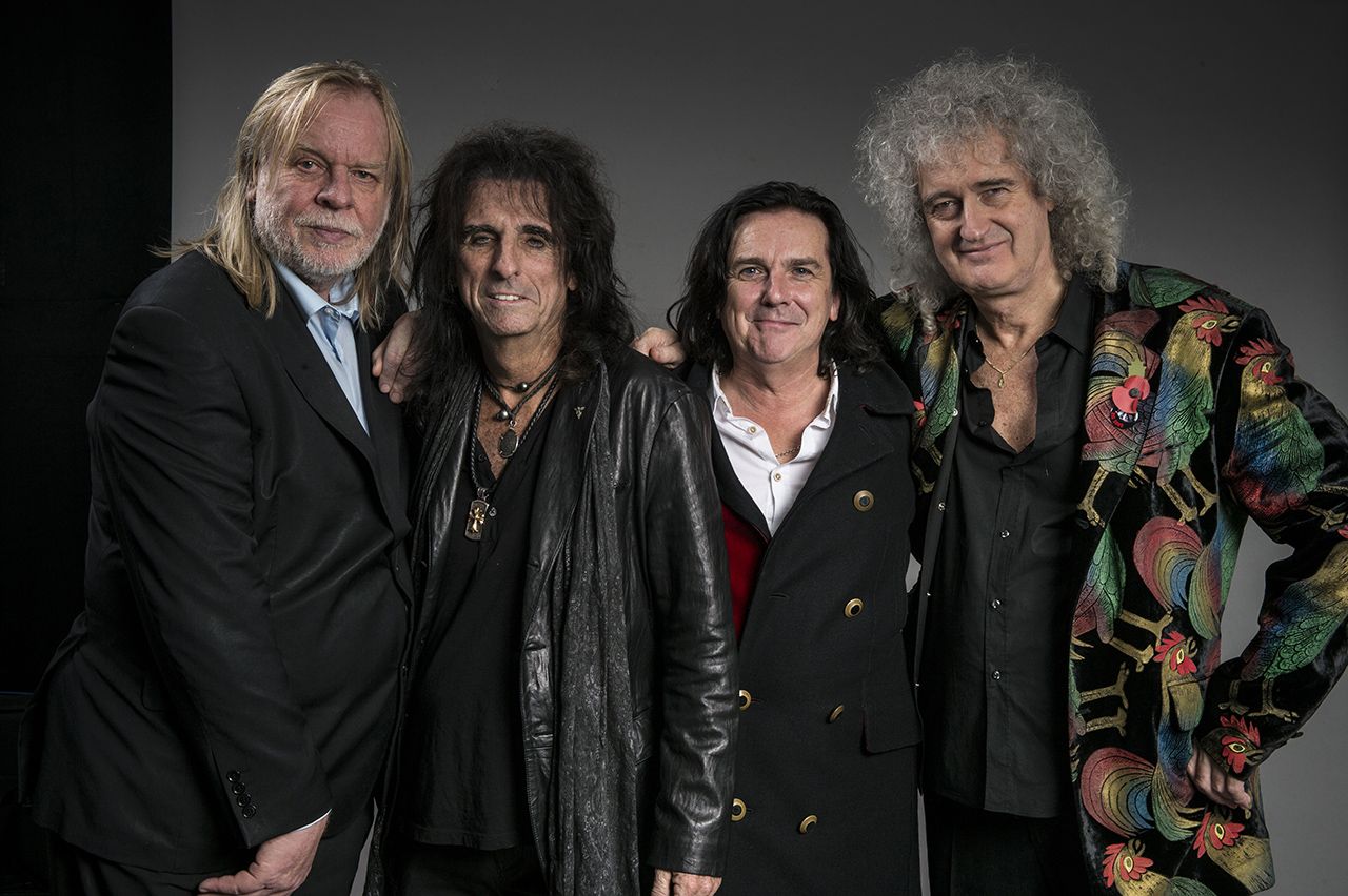 Rick Wakeman, Alice Cooper, Steve Hogarth and Brian May