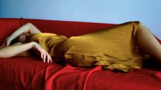 A Woman lying on the sofa, 2018, by Rala Choi