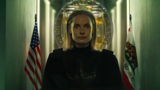 Rebecca Ferguson as Judge Maddox in Mercy