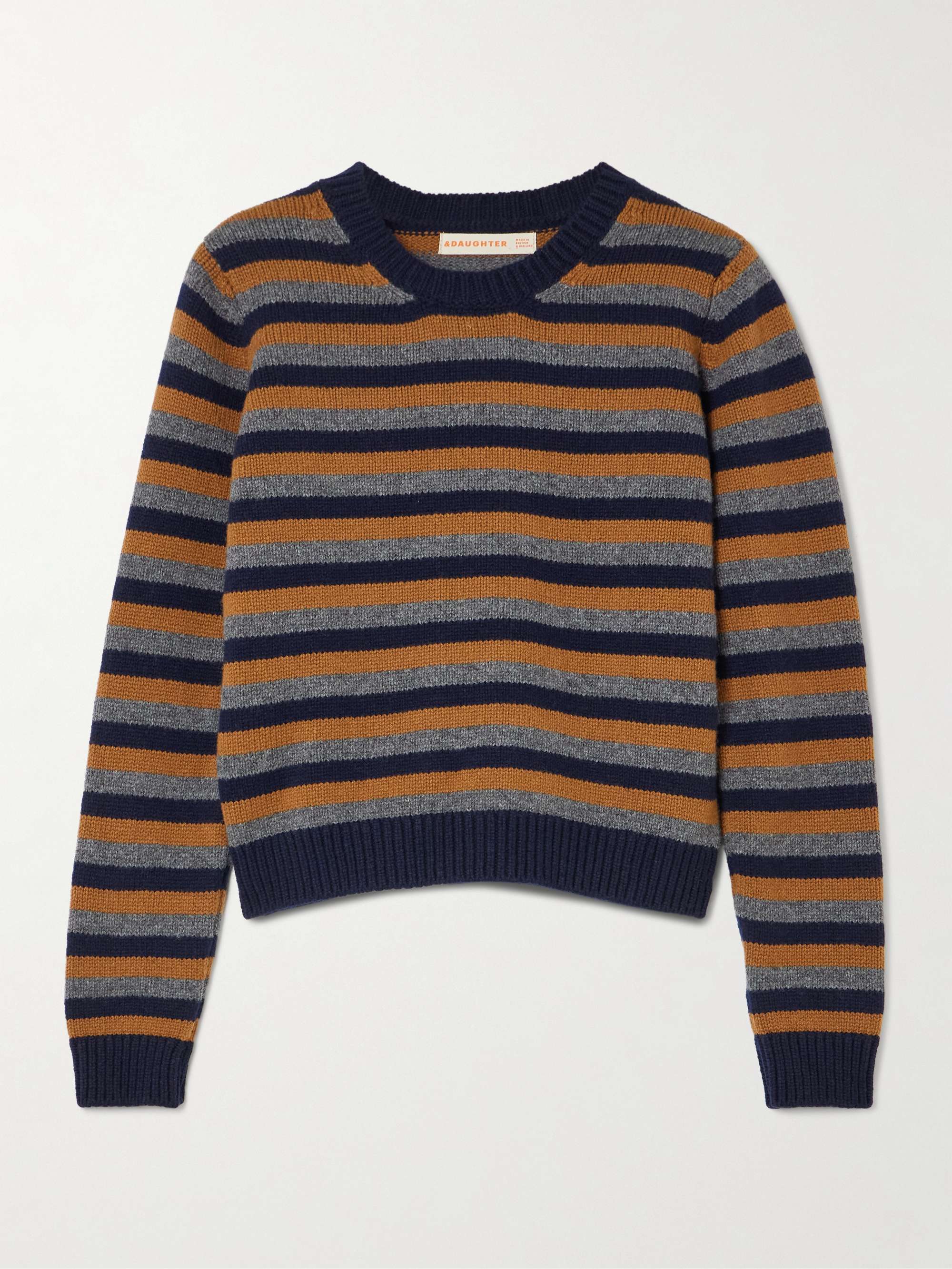 Rosha Striped Wool Sweater