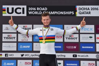 Marco Mathis (Germany) the U23 world champion in the time trial