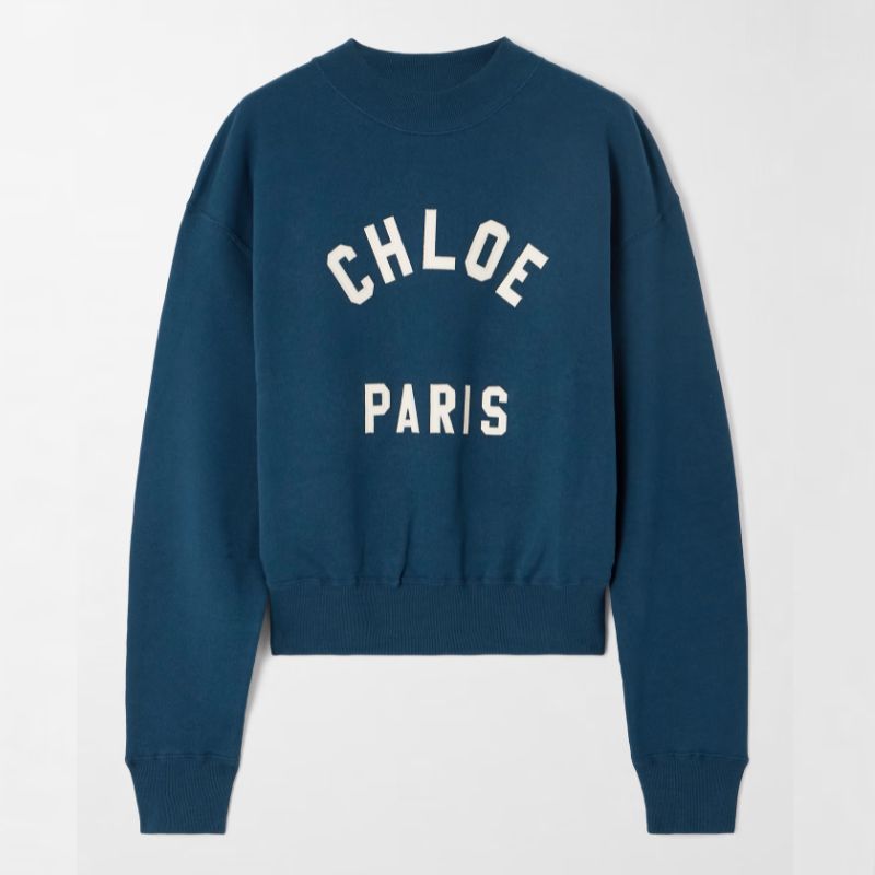 JLo's navy Chloe jumper