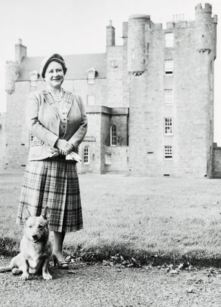 The Queen Mother at the Castle of Mey