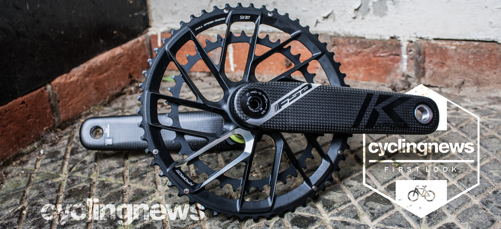 thumbnail image 2 of FSA Carbon Pro Team Issue Chainset Octalink Cranks 175 Triple 130 BCD 53 39 30 2 of 9