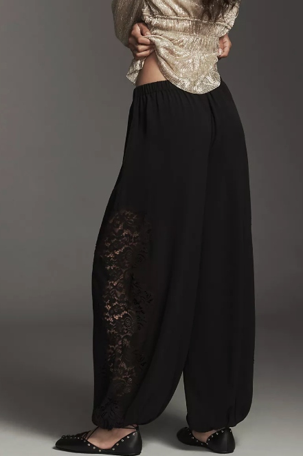 Anthropologie, Bl-Nk Imogen Lace Balloon Pants